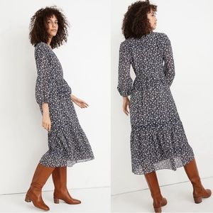Madewell Long Sleeve Midi Dress